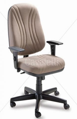 Cadeira para Escritório Anatômica Jandira - Cadeira para Escritório Giratória Simples