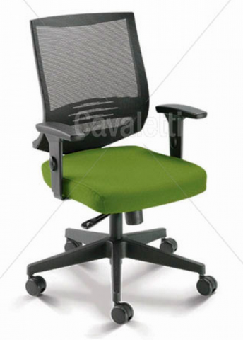 Cadeira para Escritório com Apoio de Braço Jandira - Cadeira para Escritório Giratória Simples