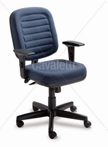 Cadeira para Escritório Giratória Cajamar - Cadeira para Escritório de Couro