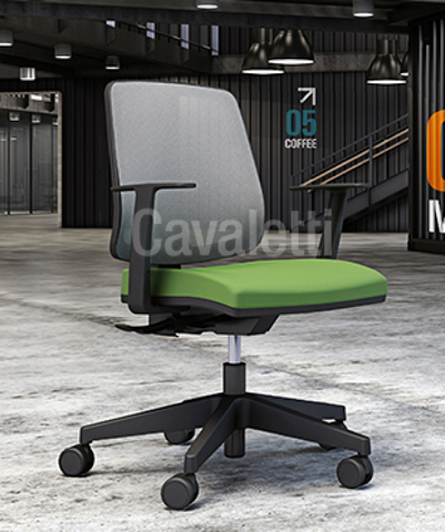 Cadeiras de Escritório Cavaletti Jandira - Cadeira para Escritório com Apoio de Braço
